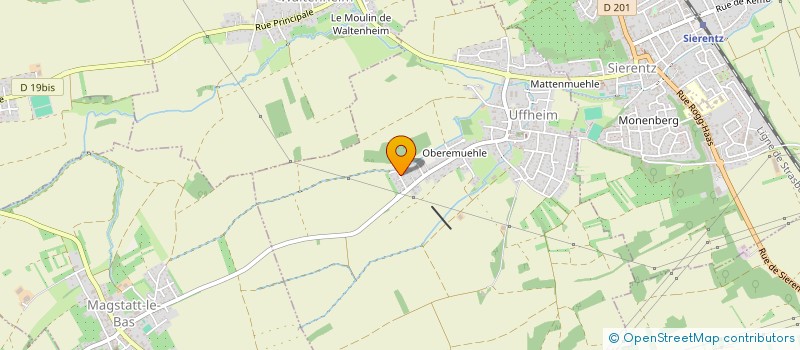 localisation de l'entreprise SCI ANAALYO  WALTENHEIM