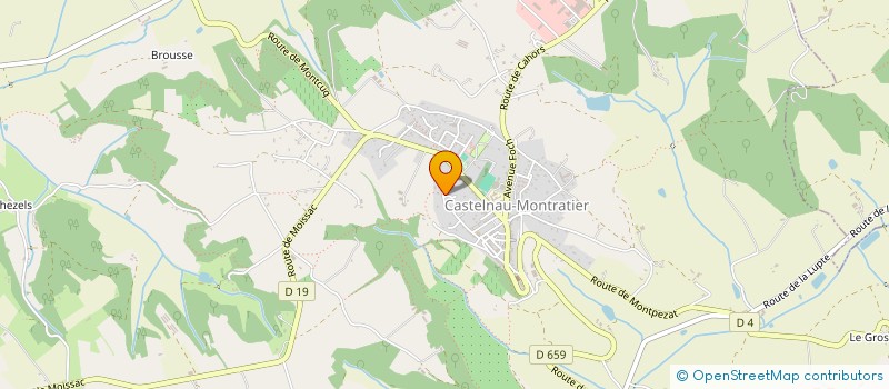 localisation de l'entreprise SCI ANAB  CASTELNAU-MONTRATIER