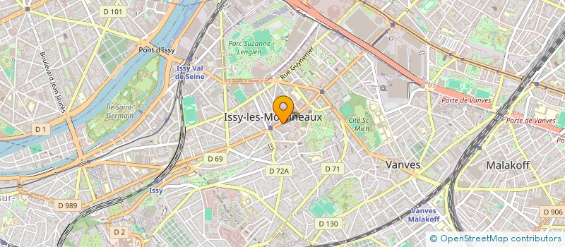 localisation de l'entreprise SCI ANABASE à ISSY-LES-MOULINEAUX