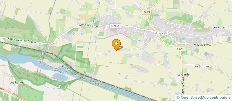 localisation de l'entreprise SCI ANABEL  ALLEX