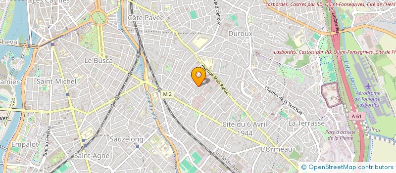 localisation de l'entreprise SCI ANABEL à TOULOUSE