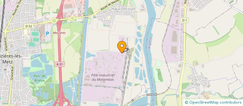 localisation de l'entreprise SCI ANACAK 3  HAUCONCOURT