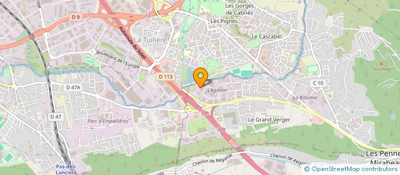 localisation de l'entreprise SCI ANACARDE à LES PENNES MIRABEAU