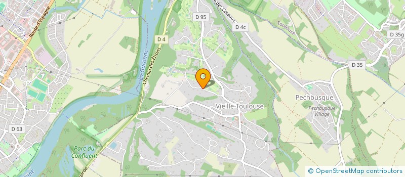 localisation de l'entreprise SCI ANACED  VIEILLE-TOULOUSE