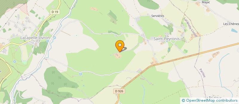 localisation de l'entreprise SCI ANACIA  LACAPELLE-LIVRON