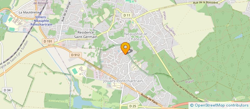 localisation de l'entreprise SCI ANACLOS IMMO  JOUARS-PONTCHARTRAIN