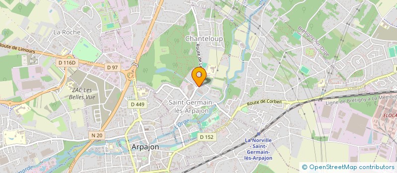localisation de l'entreprise SCI ANACORA à SAINT-GERMAIN-LES-ARPAJON
