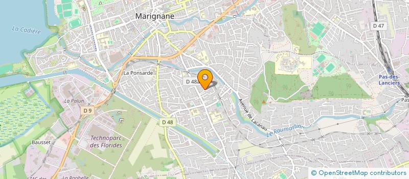 localisation de l'entreprise SCI ANADEL  MARIGNANE