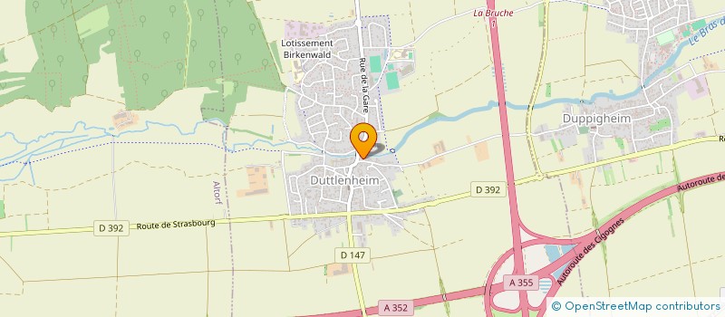 localisation de l'entreprise SCI ANADI  ALTORF