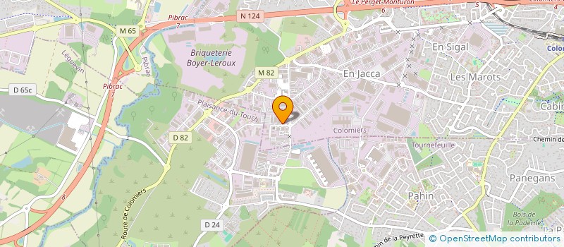 localisation de l'entreprise SCI ANADOLOU à COLOMIERS