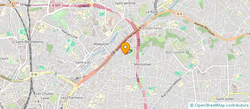 localisation de l'entreprise SCI ANAEL  MARSEILLE