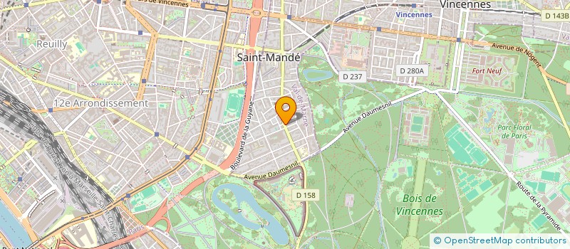 localisation de l'entreprise SCI ANAEL  SAINT-MANDE