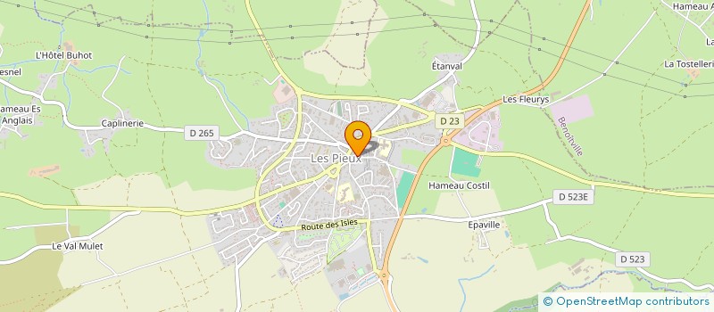 localisation de l'entreprise SCI ANAELI  LES PIEUX