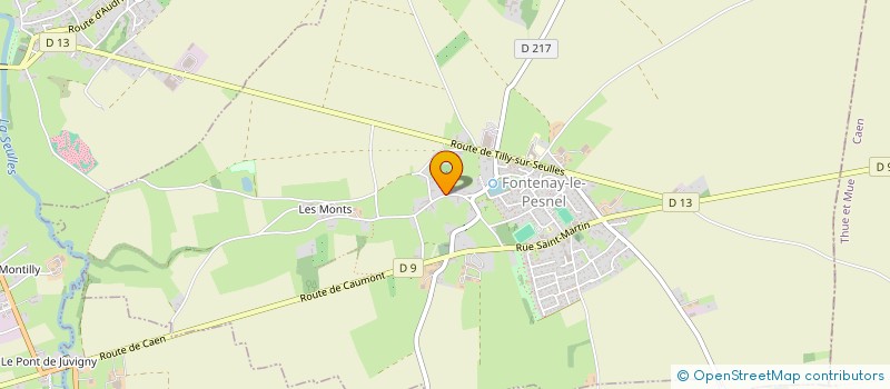 localisation de l'entreprise SCI ANAELIA  FONTENAY-LE-PESNEL