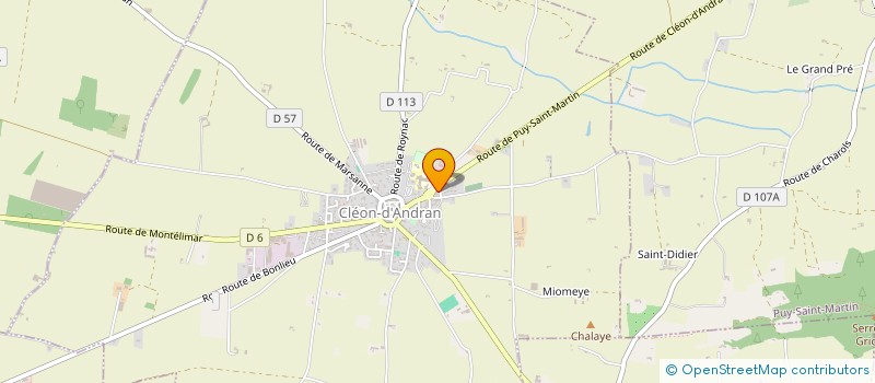 localisation de l'entreprise SCI ANAELIO  CLEON-D'ANDRAN