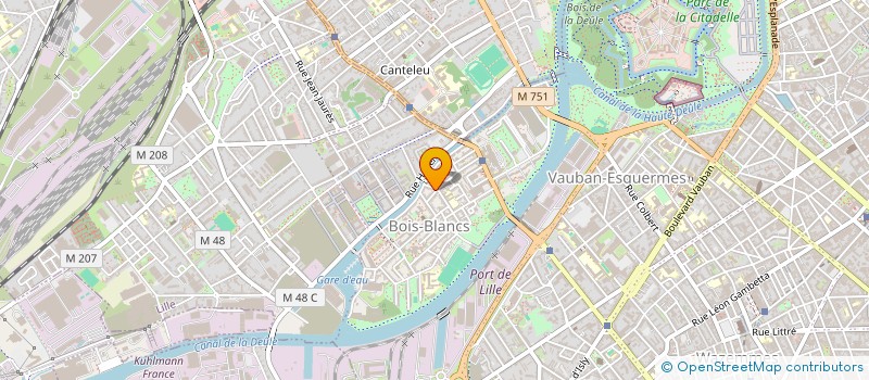 localisation de l'entreprise SCI ANAFRANCE à LILLE