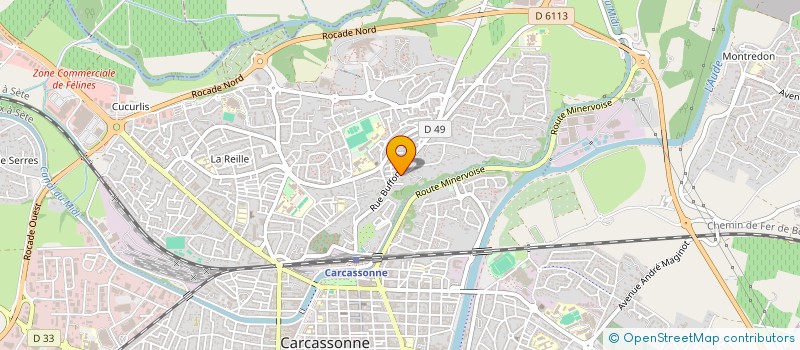 localisation de l'entreprise SCI ANAGAL à CARCASSONNE