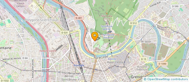 localisation de l'entreprise SCI ANAGRAME  GRENOBLE