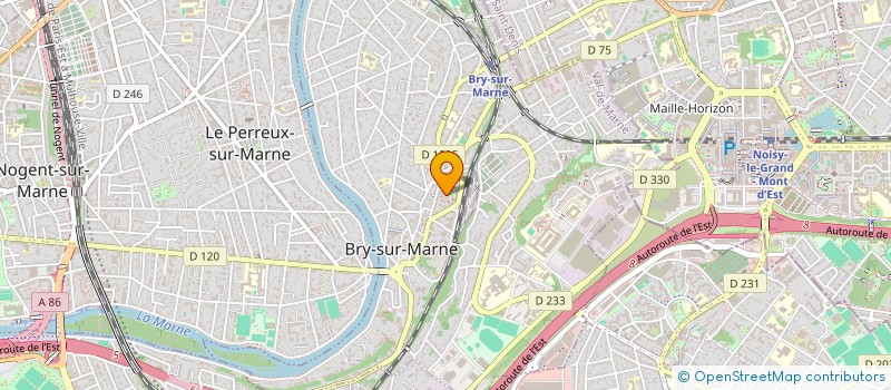 localisation de l'entreprise SCI ANAHE à BRY-SUR-MARNE