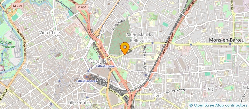 localisation de l'entreprise SCI ANAHIT à LILLE