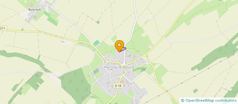 localisation de l'entreprise SCI ANAHOME  HORNOY-LE-BOURG