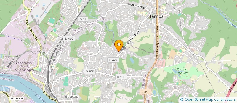 localisation de l'entreprise SCI ANAI ARREBAK  BOUCAU