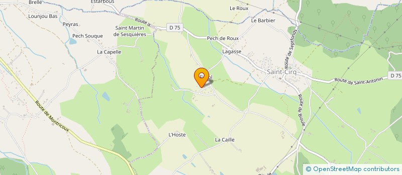 localisation de l'entreprise SCI ANAICE  SAINT-CIRQ