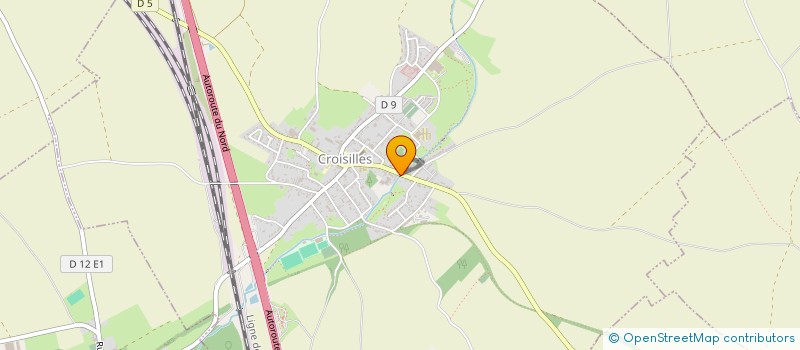 localisation de l'entreprise SCI ANAIS  CROISILLES