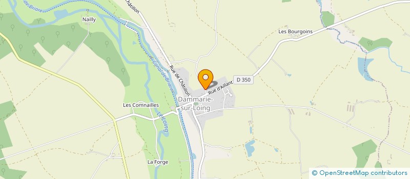 localisation de l'entreprise SCI ANAIS à DAMMARIE-SUR-LOING
