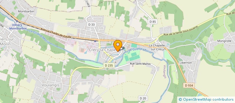 localisation de l'entreprise SCI ANAIS  CRECY-LA-CHAPELLE