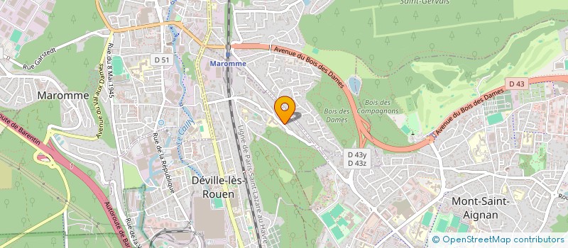 localisation de l'entreprise SCI ANAIS  DEVILLE-LES-ROUEN