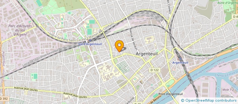 localisation de l'entreprise SCI ANAIS  ARGENTEUIL