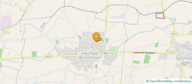 localisation de l'entreprise SCI ANAIS  VILLELONGUE-DE-LA-SALANQUE