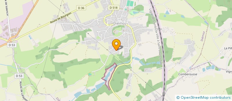 localisation de l'entreprise SCI ANAIS  DIEMOZ