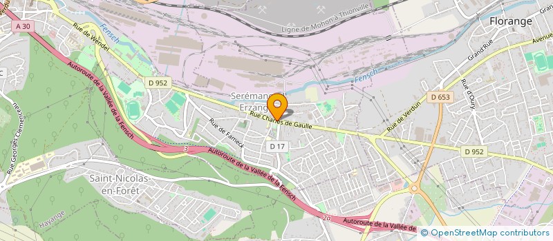 localisation de l'entreprise SCI ANAIS à SEREMANGE-ERZANGE