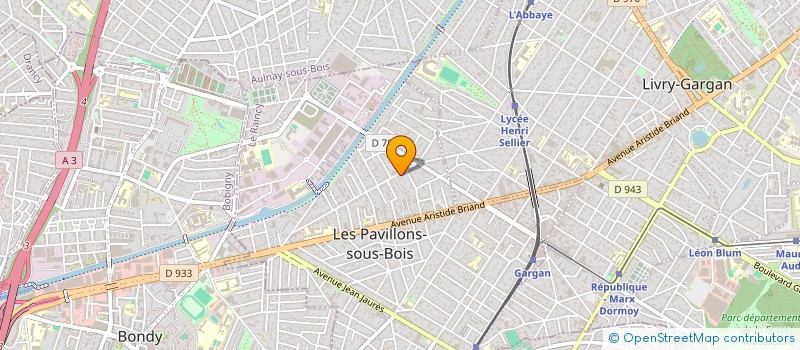 localisation de l'entreprise SCI ANAIS à LES PAVILLONS-SOUS-BOIS