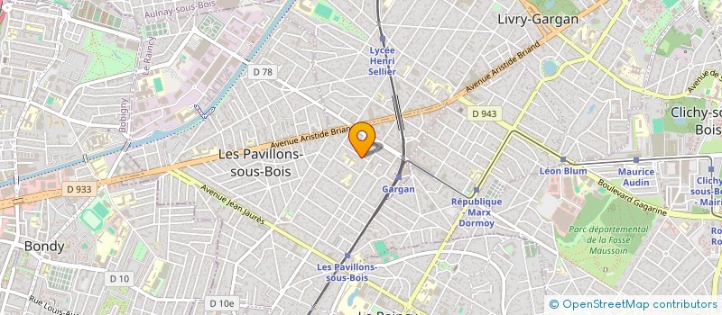 localisation de l'entreprise SCI ANAIS à LES PAVILLONS-SOUS-BOIS