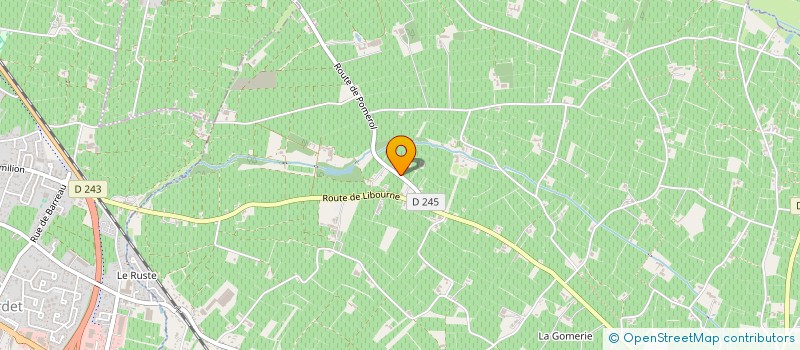 localisation de l'entreprise SCI ANAIS  SAINT-EMILION