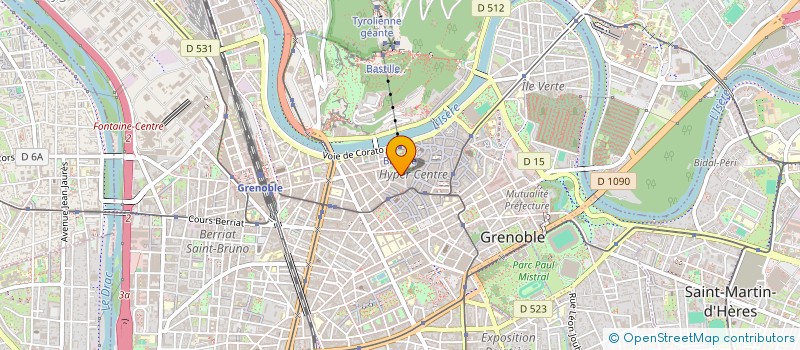 localisation de l'entreprise SCI ANAIS  GRENOBLE