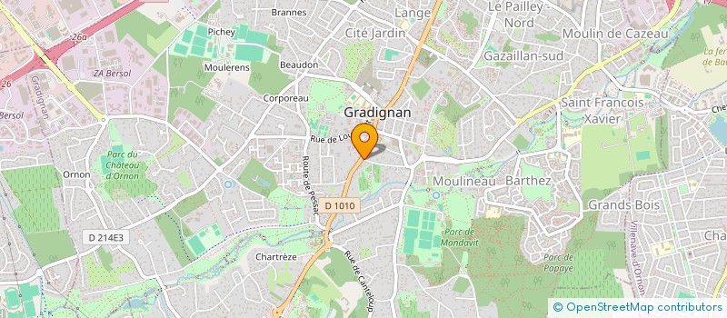 localisation de l'entreprise SCI ANAIS  GRADIGNAN