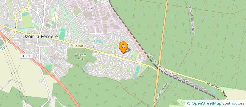 localisation de l'entreprise SCI ANAIS  OZOIR-LA-FERRIERE