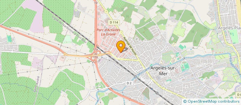 localisation de l'entreprise SCI ANAIS à ARGELES-SUR-MER