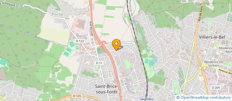 localisation de l'entreprise SCI ANAIS à SAINT-BRICE-SOUS-FORET