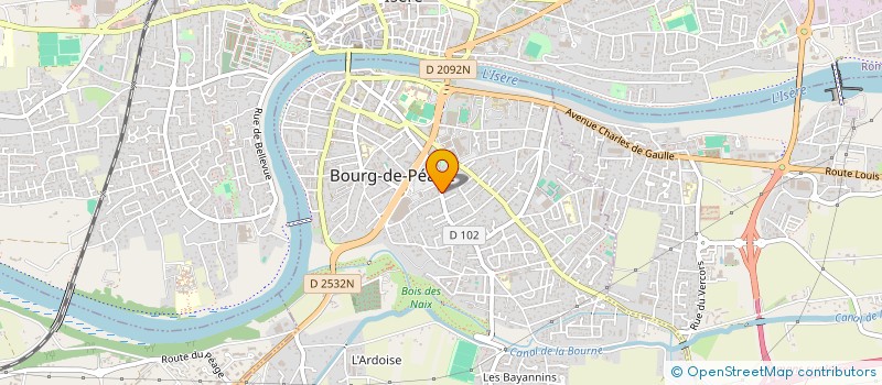 localisation de l'entreprise SCI ANAIS  BOURG-DE-PEAGE