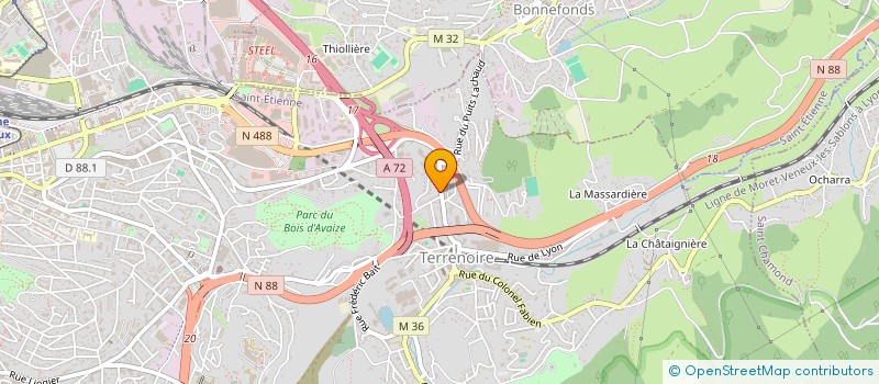 localisation de l'entreprise SCI ANAIS  SAINT-ETIENNE