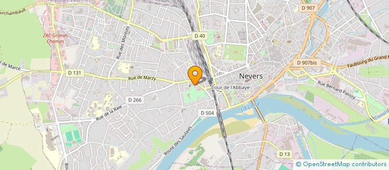 localisation de l'entreprise SCI ANAIS à NEVERS