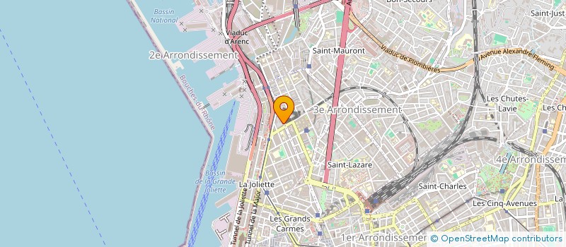 localisation de l'entreprise SCI ANAIS  MARSEILLE