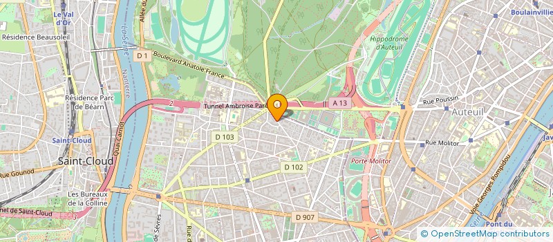 localisation de l'entreprise SCI ANAIS ALAN à BOULOGNE-BILLANCOURT
