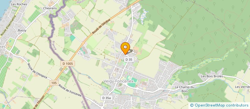 localisation de l'entreprise SCI ANAIS FRANCE  VEIGY-FONCENEX