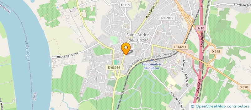 localisation de l'entreprise SCI ANAKIN  SAINT-ANDRE-DE-CUBZAC